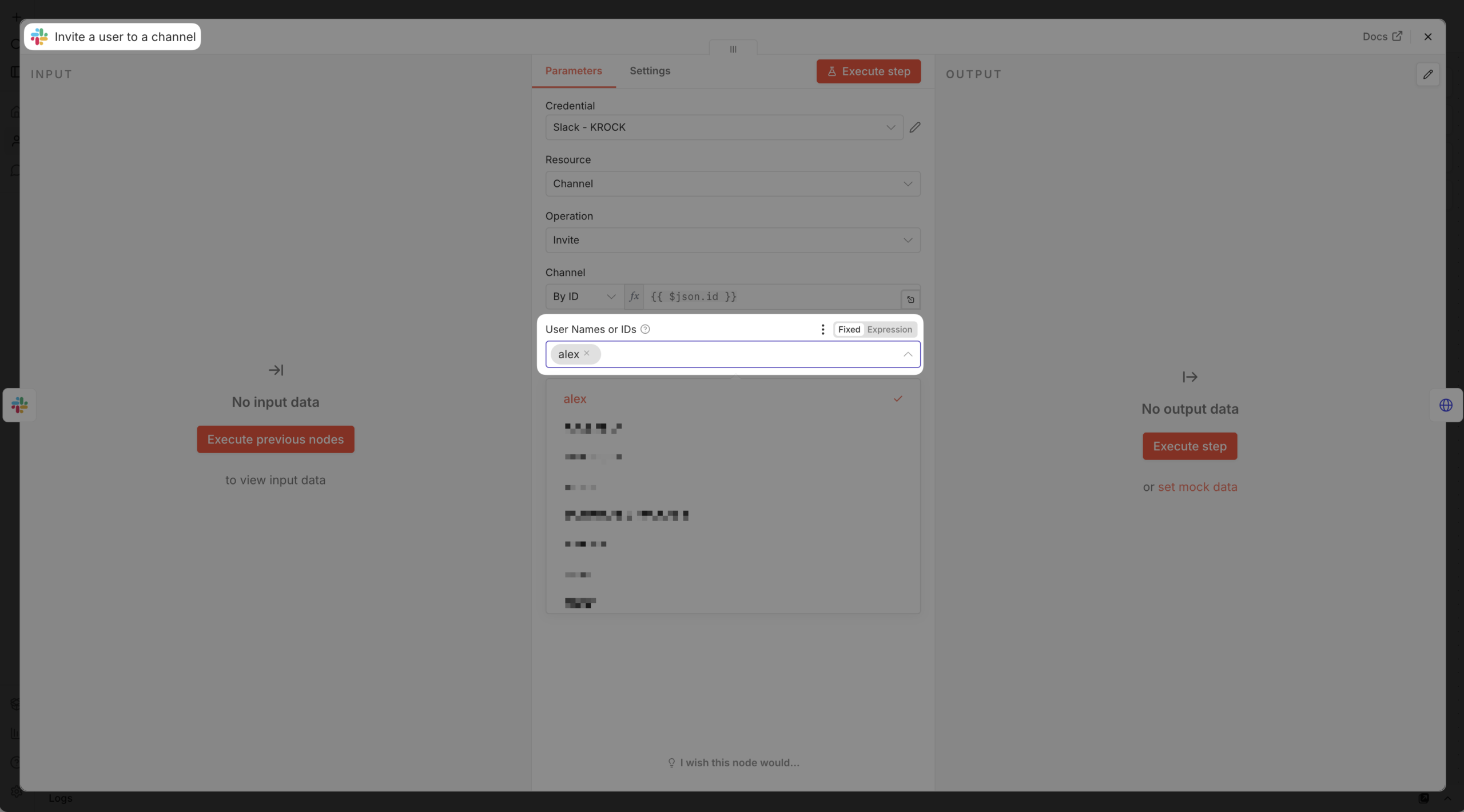 Slack - Krock.io invite Users