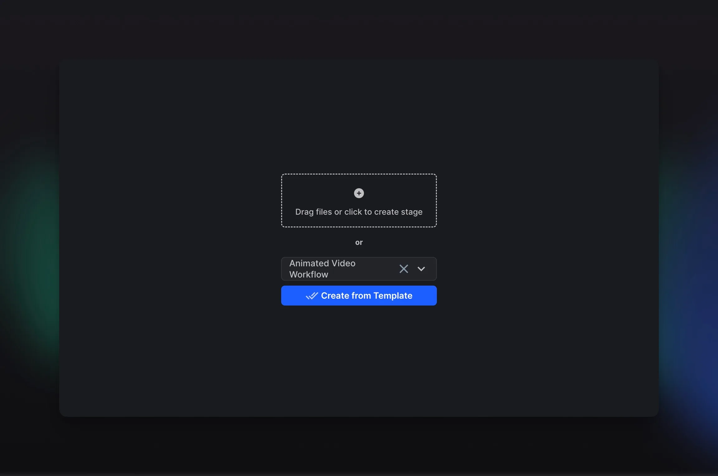 Start project from template - Krock.io