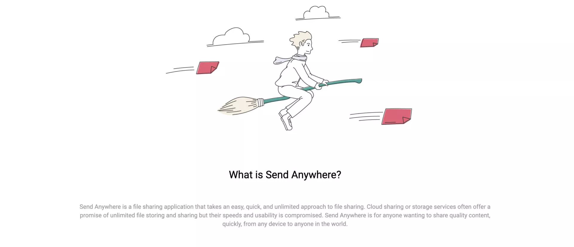SendAnnywhere to send large files online