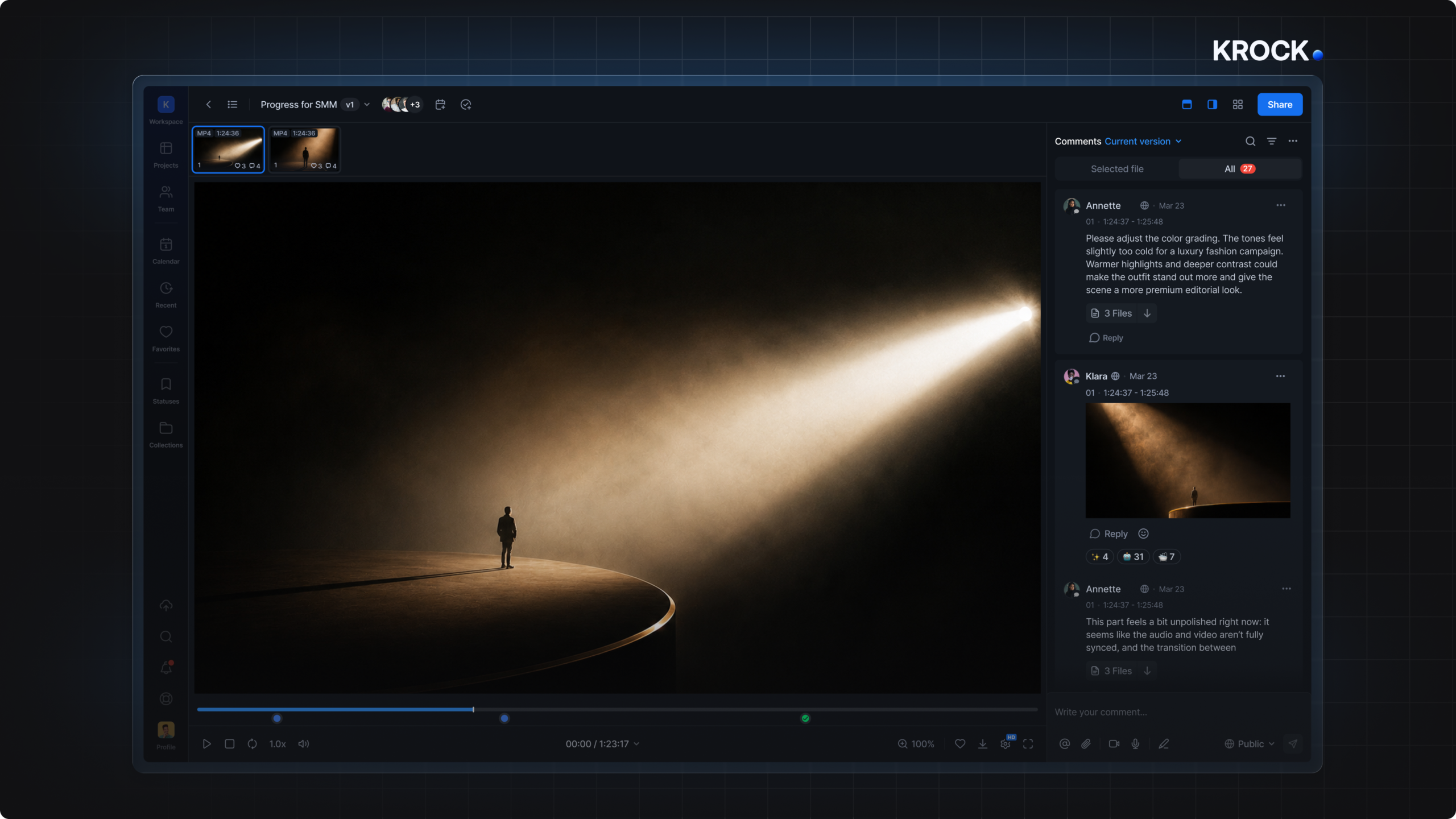 Video Review Software Krock.io