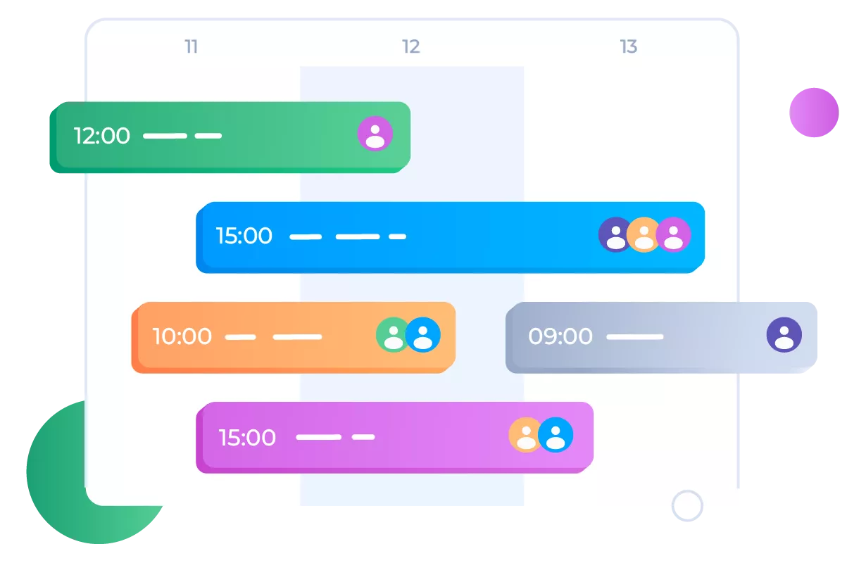 Interactive Gantt chart, that syncs automatically when you make updates in your projects