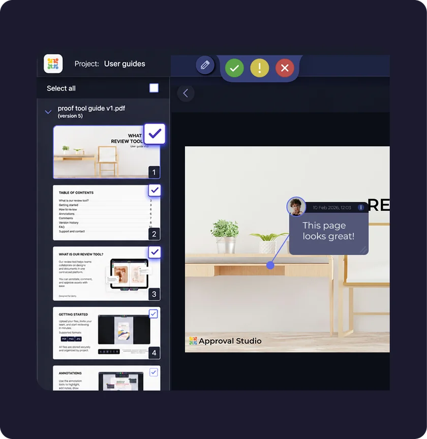 Approval Studio UI