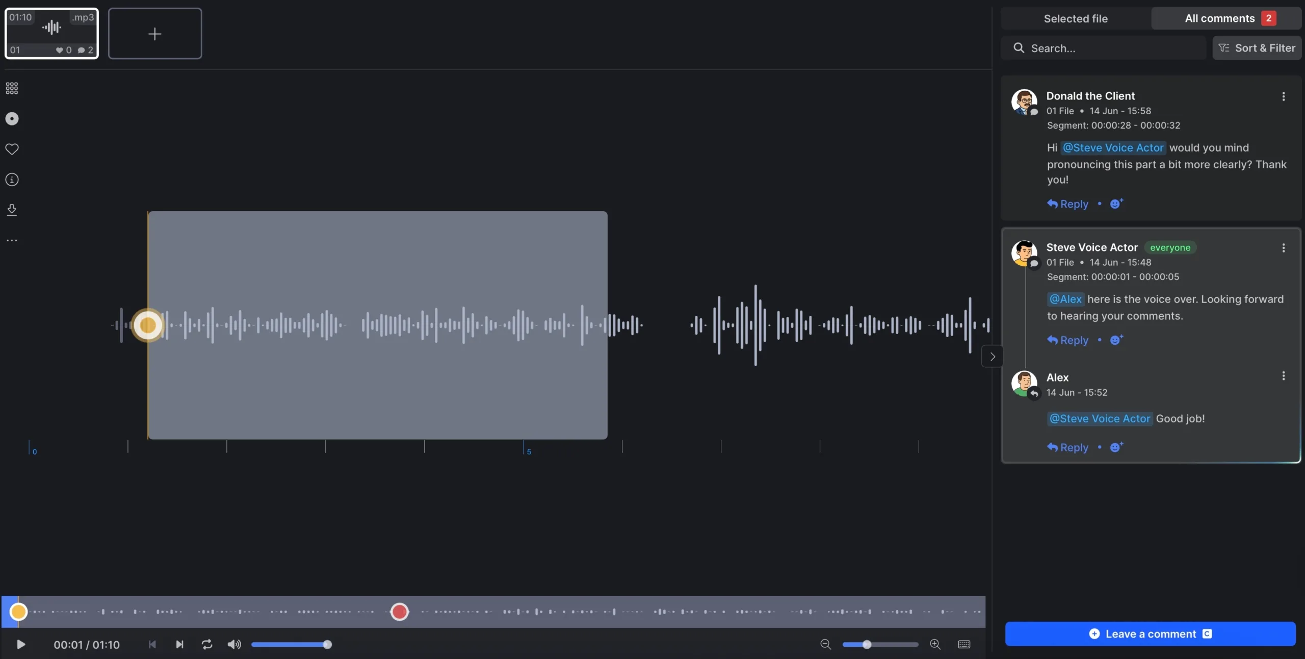 Animation Voice Over Approval