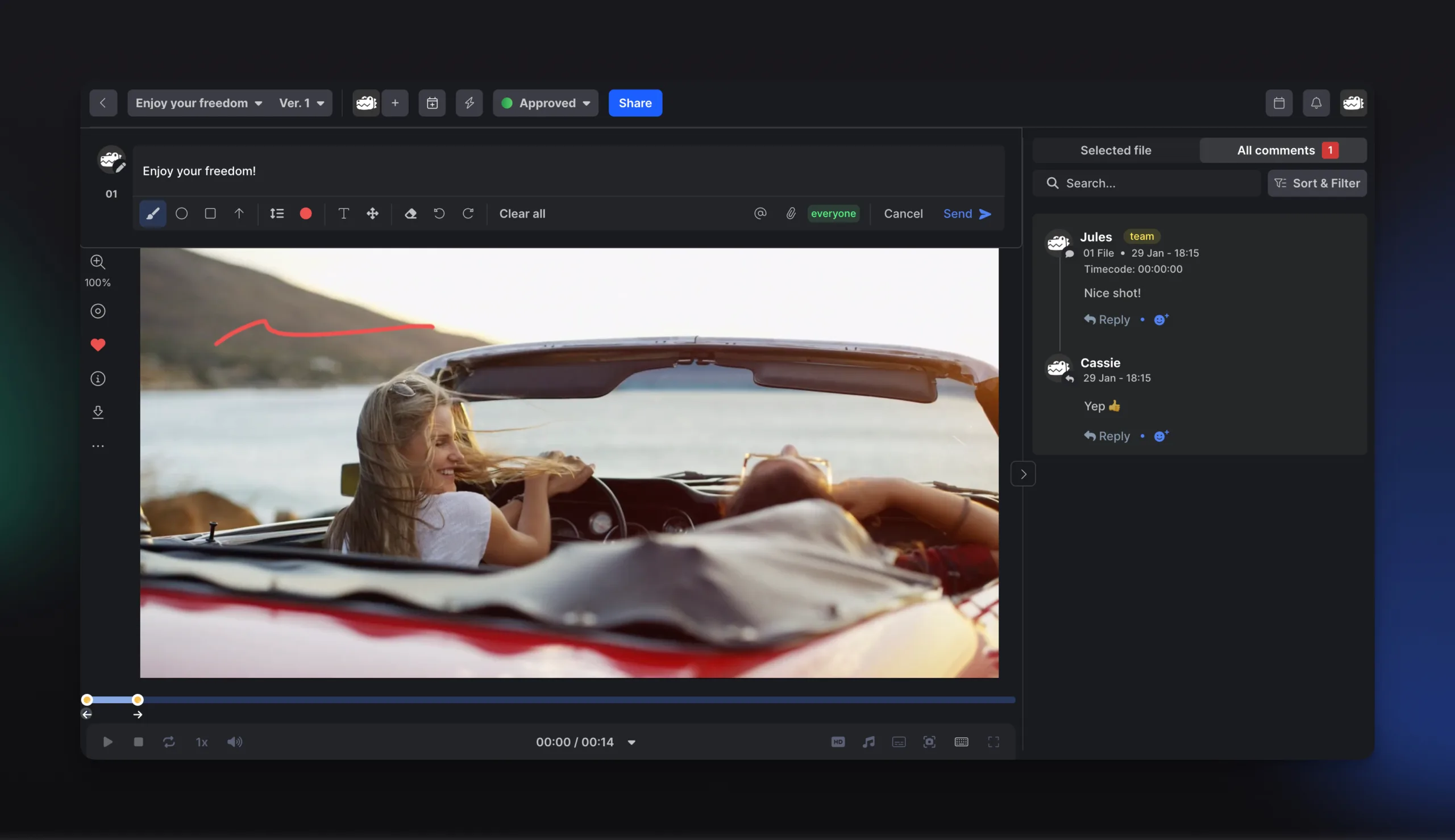 Best Wipster alternative for video review: Krock.io