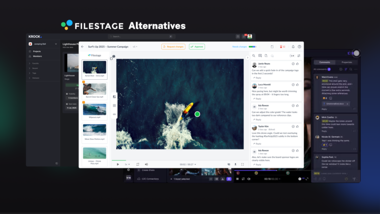 Filestage alternatives for video production