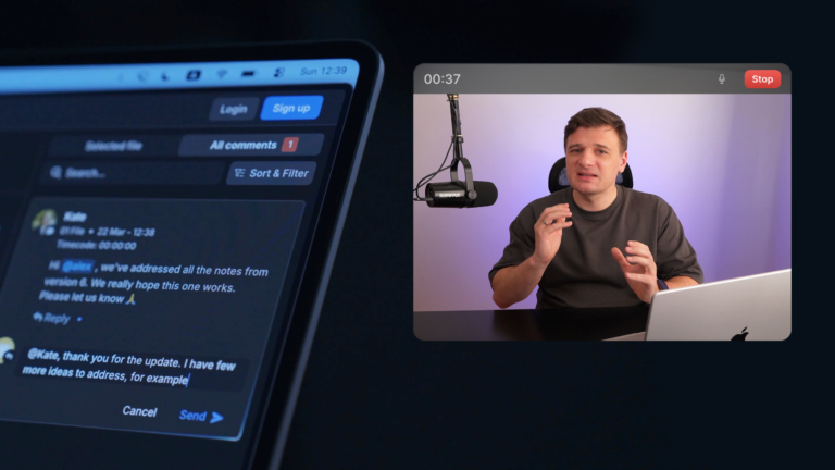 Video Review Comments in Krock.io