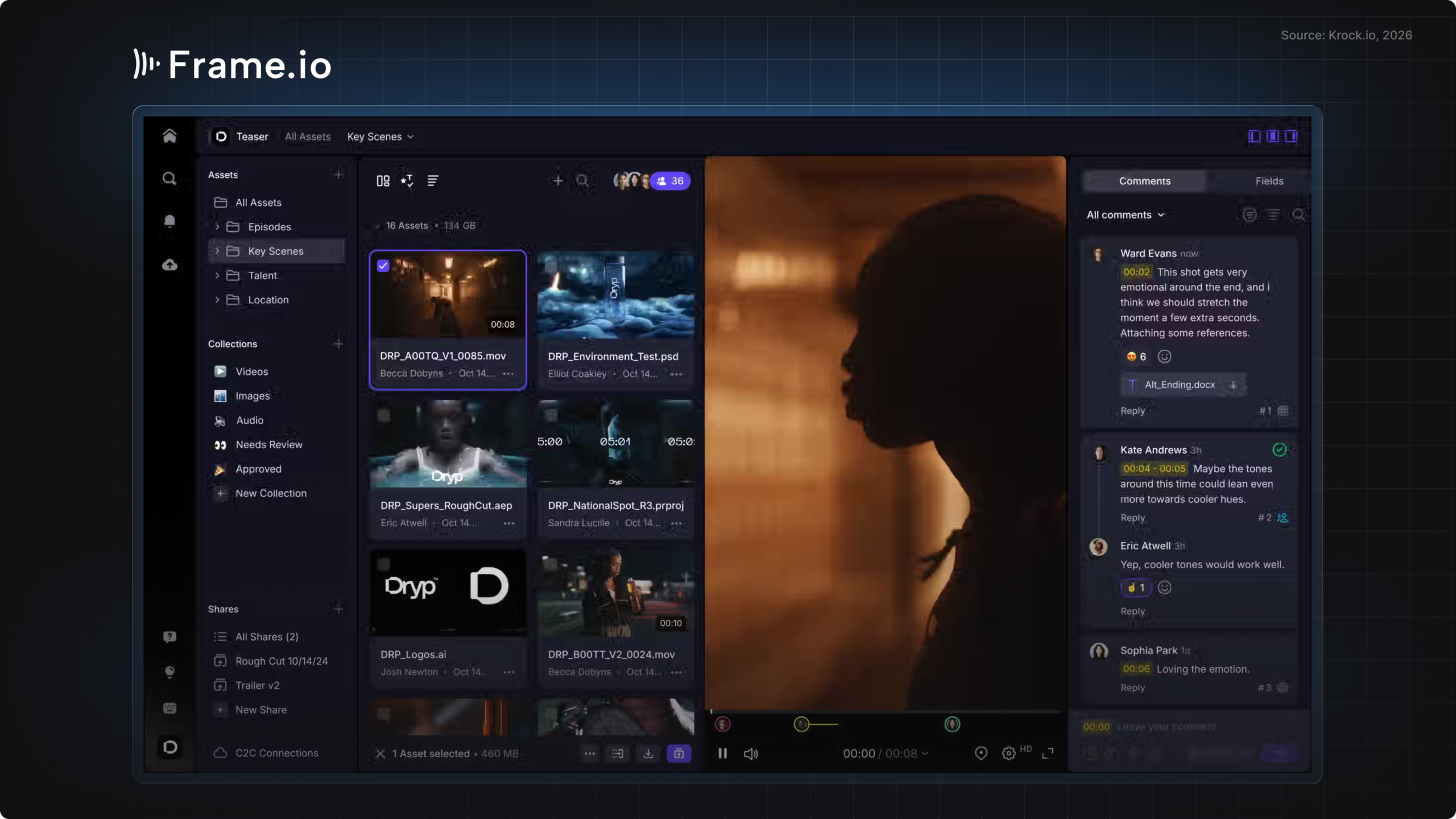 Frame.io for design review